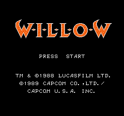 Willow (USA) Title Screen
